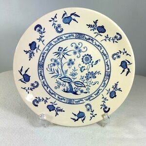 Wood and Sons Blue Onion dinner plate